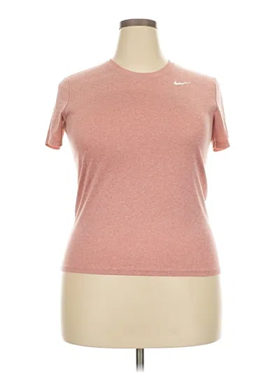 Pre-owned Nike Active T-shirt In Pink