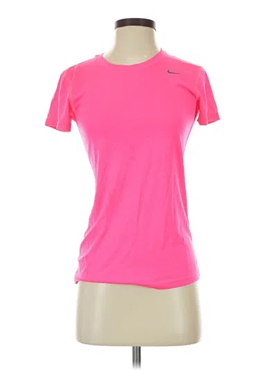 Pre-owned Nike Active T-shirt In Pink