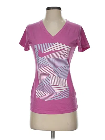 Pre-owned Nike Active T-shirt In Pink