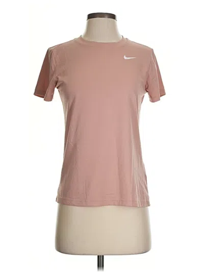 Pre-owned Nike Active T-shirt In Pink