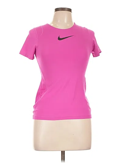 Pre-owned Nike Active T-shirt In Pink