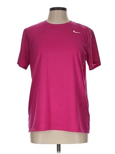 Pre-owned Nike Active T-shirt In Pink
