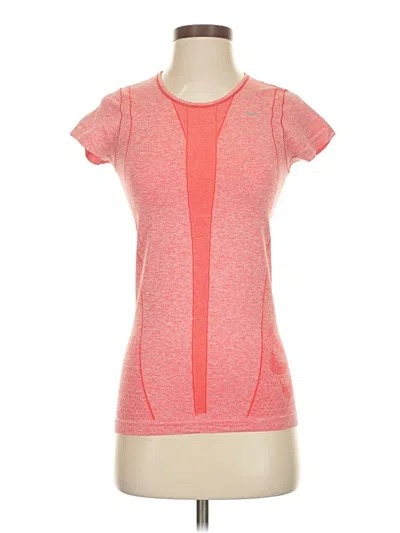 Pre-owned Nike Active T-shirt In Pink