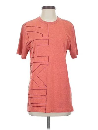 Pre-owned Nike Active T-shirt In Pink