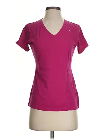 Pre-owned Nike Active T-shirt In Pink