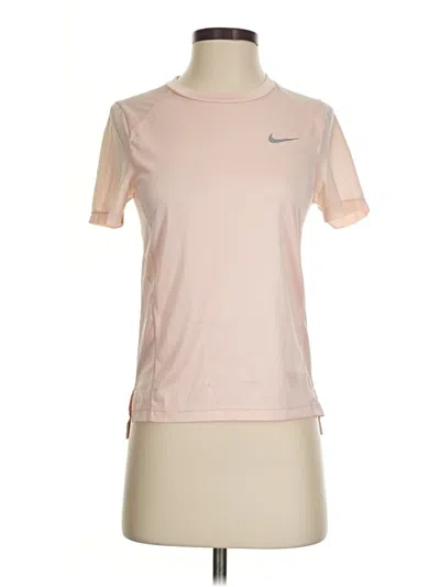 Pre-owned Nike Active T-shirt In Pink