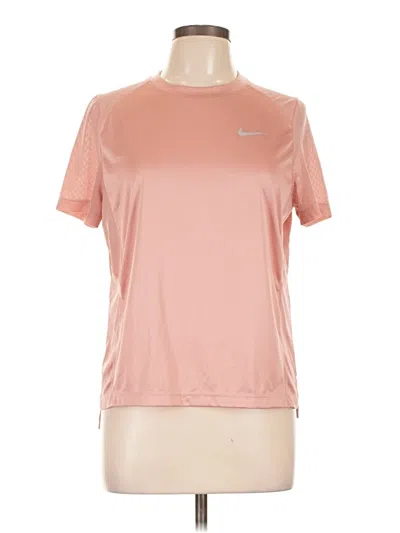 Pre-owned Nike Active T-shirt In Pink