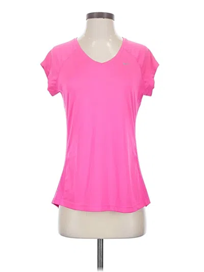 Pre-owned Nike Active T-shirt In Pink