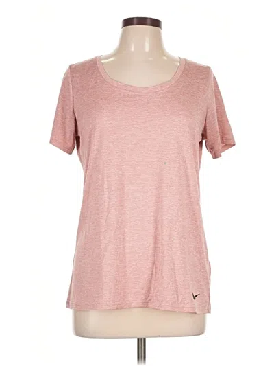 Pre-owned Nike Active T-shirt In Pink