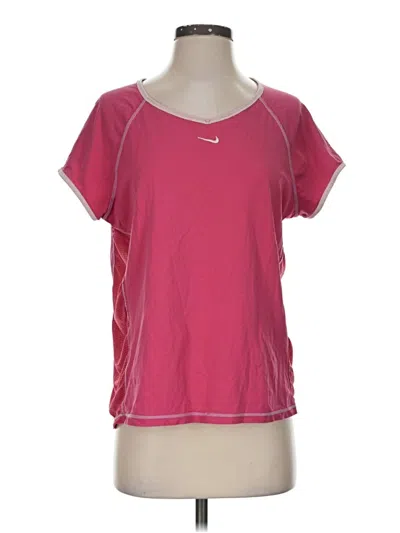 Pre-owned Nike Active T-shirt In Pink