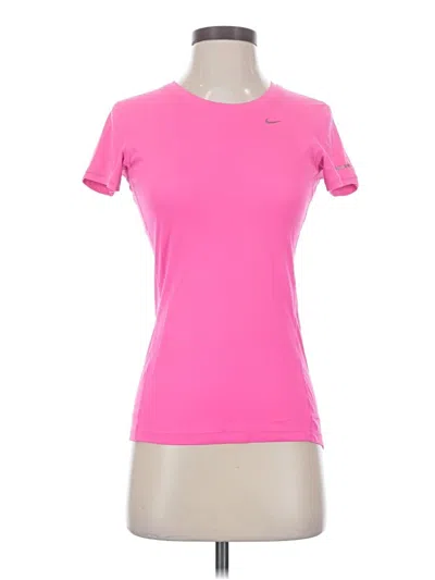 Pre-owned Nike Active T-shirt In Pink