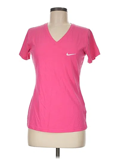 Pre-owned Nike Active T-shirt In Pink
