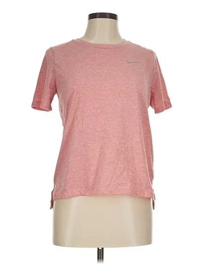 Pre-owned Nike Active T-shirt In Pink