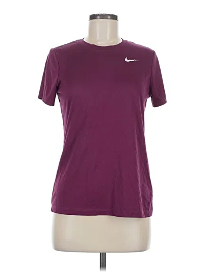 Pre-owned Nike Active T-shirt In Purple