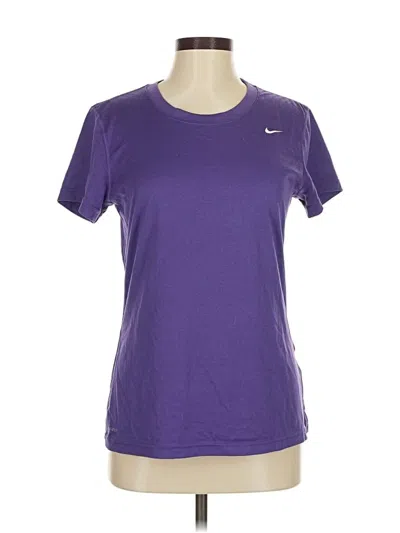 Pre-owned Nike Active T-shirt In Purple