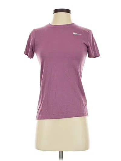 Pre-owned Nike Active T-shirt In Purple
