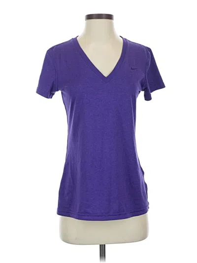 Pre-owned Nike Active T-shirt In Purple