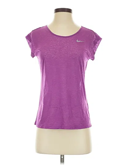 Pre-owned Nike Active T-shirt In Purple