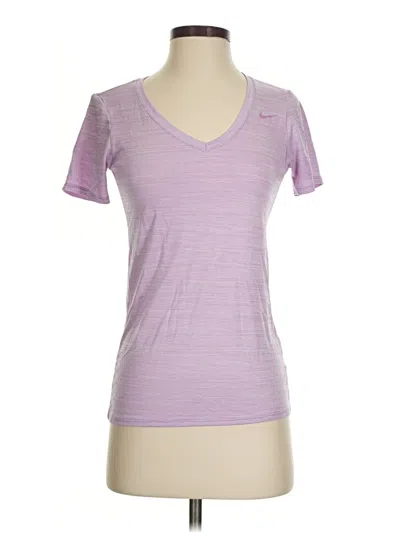 Pre-owned Nike Active T-shirt In Purple