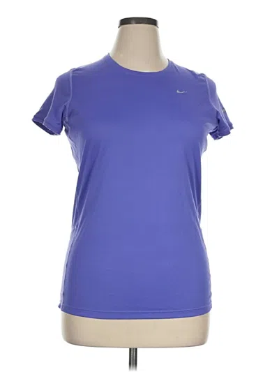 Pre-owned Nike Active T-shirt In Purple