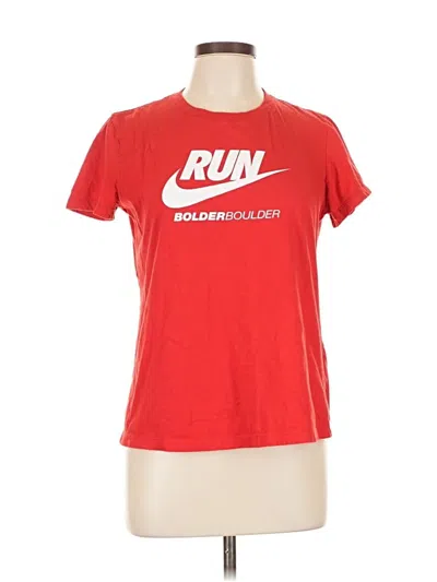 Pre-owned Nike Active T-shirt In Red
