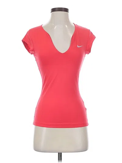 Pre-owned Nike Active T-shirt In Red