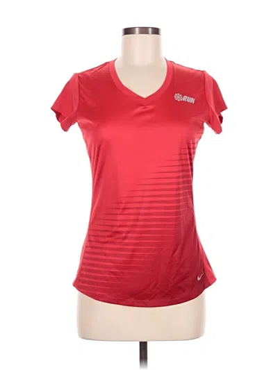 Pre-owned Nike Active T-shirt In Red
