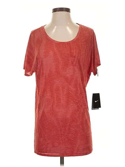 Nike Active T-shirt In Brown