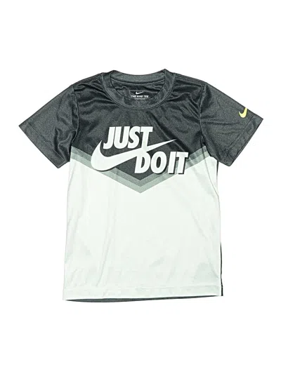Pre-owned Nike Kids' Active T-shirt In Silver