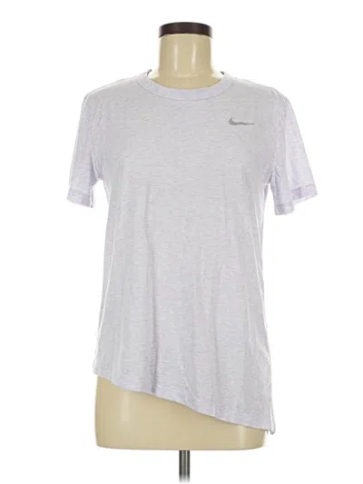 Pre-owned Nike Active T-shirt In Silver