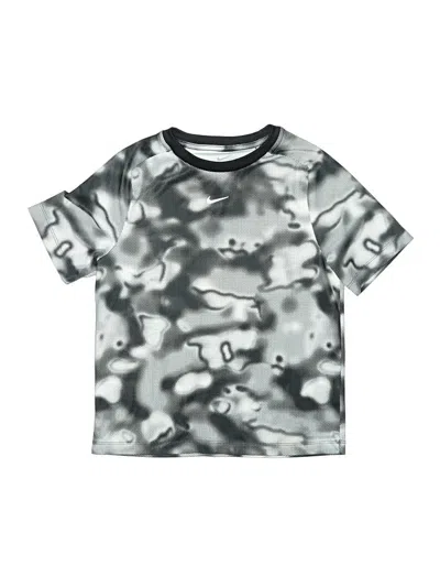 Pre-owned Nike Kids' Active T-shirt In Silver