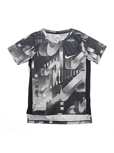 Pre-owned Nike Kids' Active T-shirt In Silver