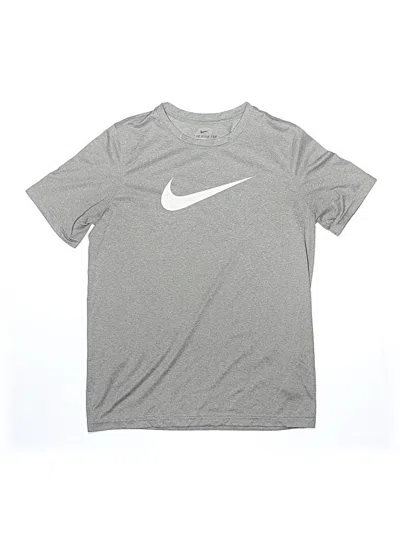 Pre-owned Nike Kids' Active T-shirt In Silver