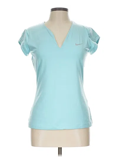 Pre-owned Nike Active T-shirt In Teal