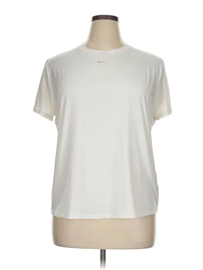 Pre-owned Nike Active T-shirt In White
