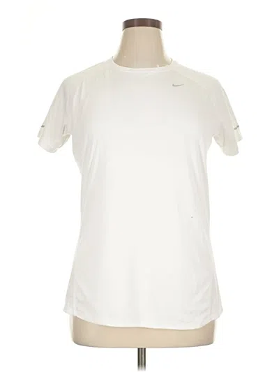 Pre-owned Nike Active T-shirt In White