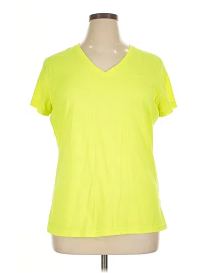 Pre-owned Nike Active T-shirt In Yellow