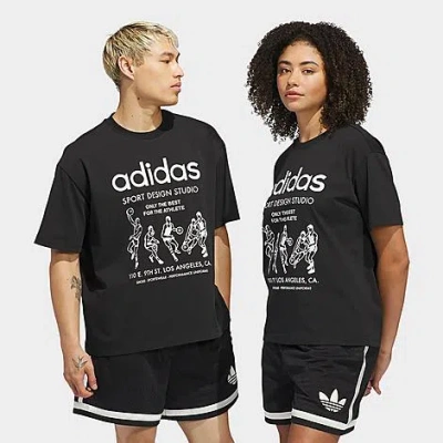 Nike Adidas Originals Only The Best For The Athlete T-shirt In Black