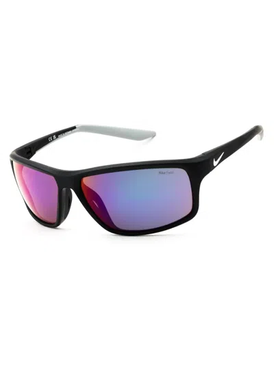 Nike Adrenaline 22 E Mini Rectangular Sunglasses In Orange