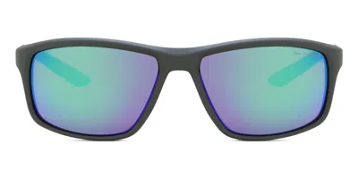 Nike Adrenaline 22 M Dv2155 355 Men's Sunglasses Green Size 64 In Gray