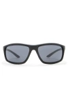 Nike Adrenaline 66mm Rectangular Sunglasses In Black