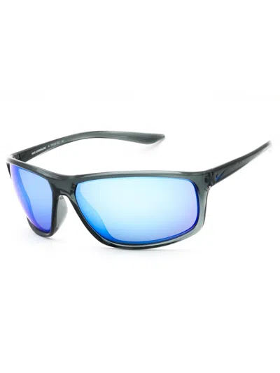 Nike Adrenaline M Ev1113 Men's Rectangular Sunglasses In Blue