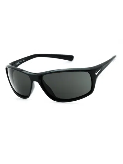 Nike Adrenaline Rectangular Men's Sunglasses In Yellow
