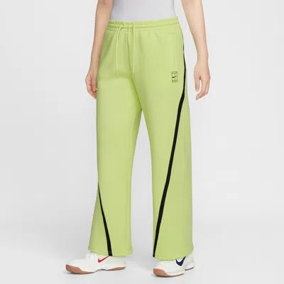 Nike Advantage Women's Dri-fit Mid-rise Tennis Trousers In Green
