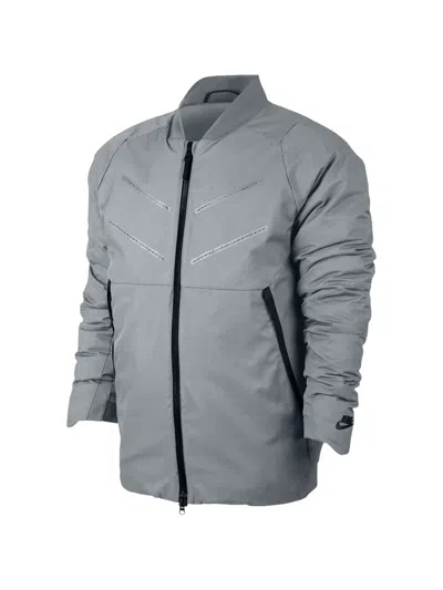 Nike Aeroloft Bomber Jacket In Gray