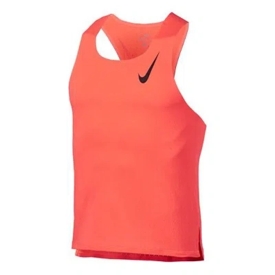 Nike Aeroswift Breathable Training Sports Running Vest Orange