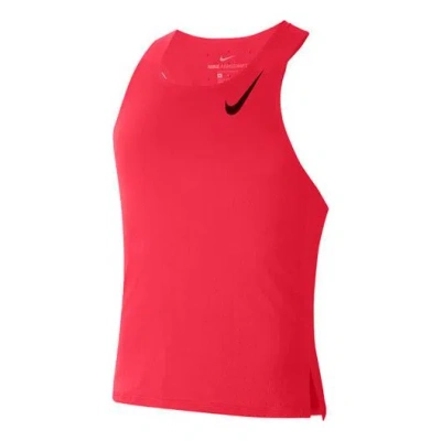 Nike Aeroswift Breathable Training Sports Running Vest 'red'