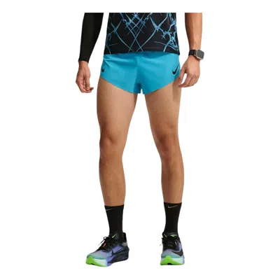 Nike Aeroswift Dri-fit Adv 2"" Brief-lined Shorts 'light Current Blue Black'