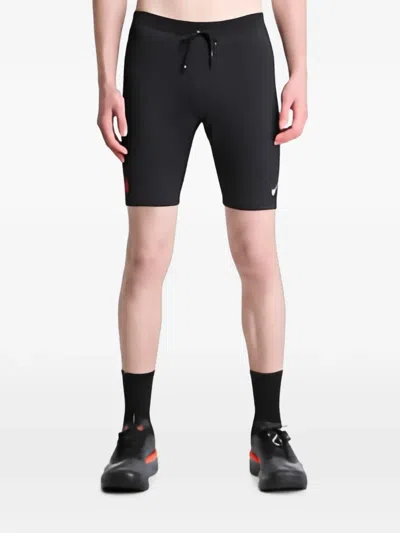 Nike Aeroswift Dri-fit Adv Brief-lined 1/2 Length Running Tights In Black