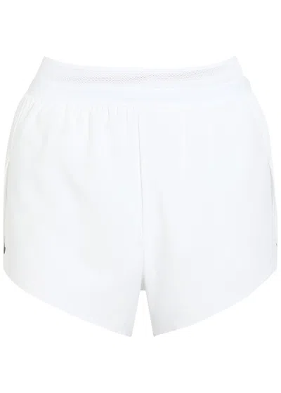 Nike Aeroswift Dri-fit Adv Stretch-jersey Running Shorts In White